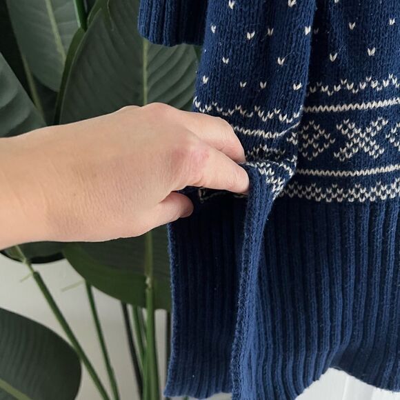 Denim&Supply Ralph Lauren Fair Isle Knit Heart Tunic Sweater - Picture 4 of 7